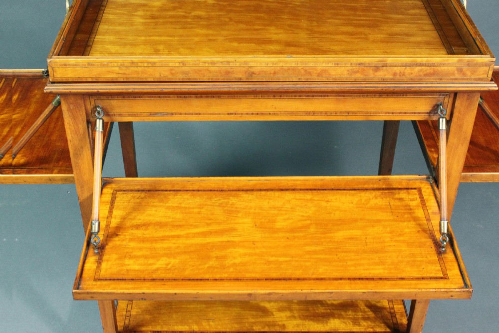 Satinwood tea trolley View VII