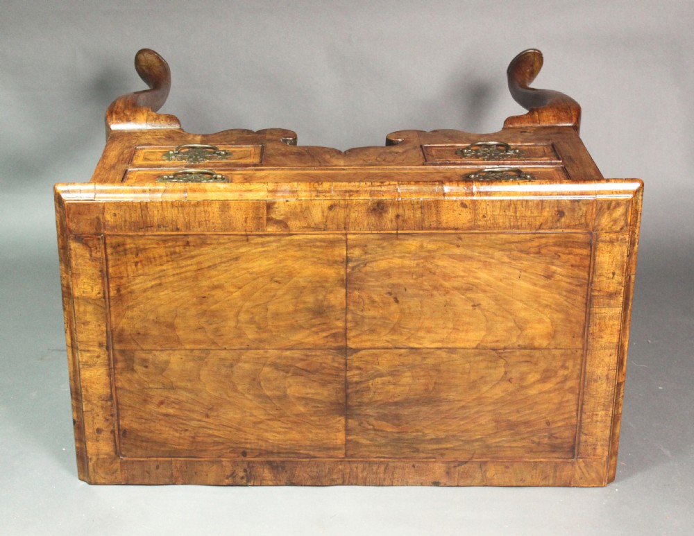 Antique walnut lowboy View III