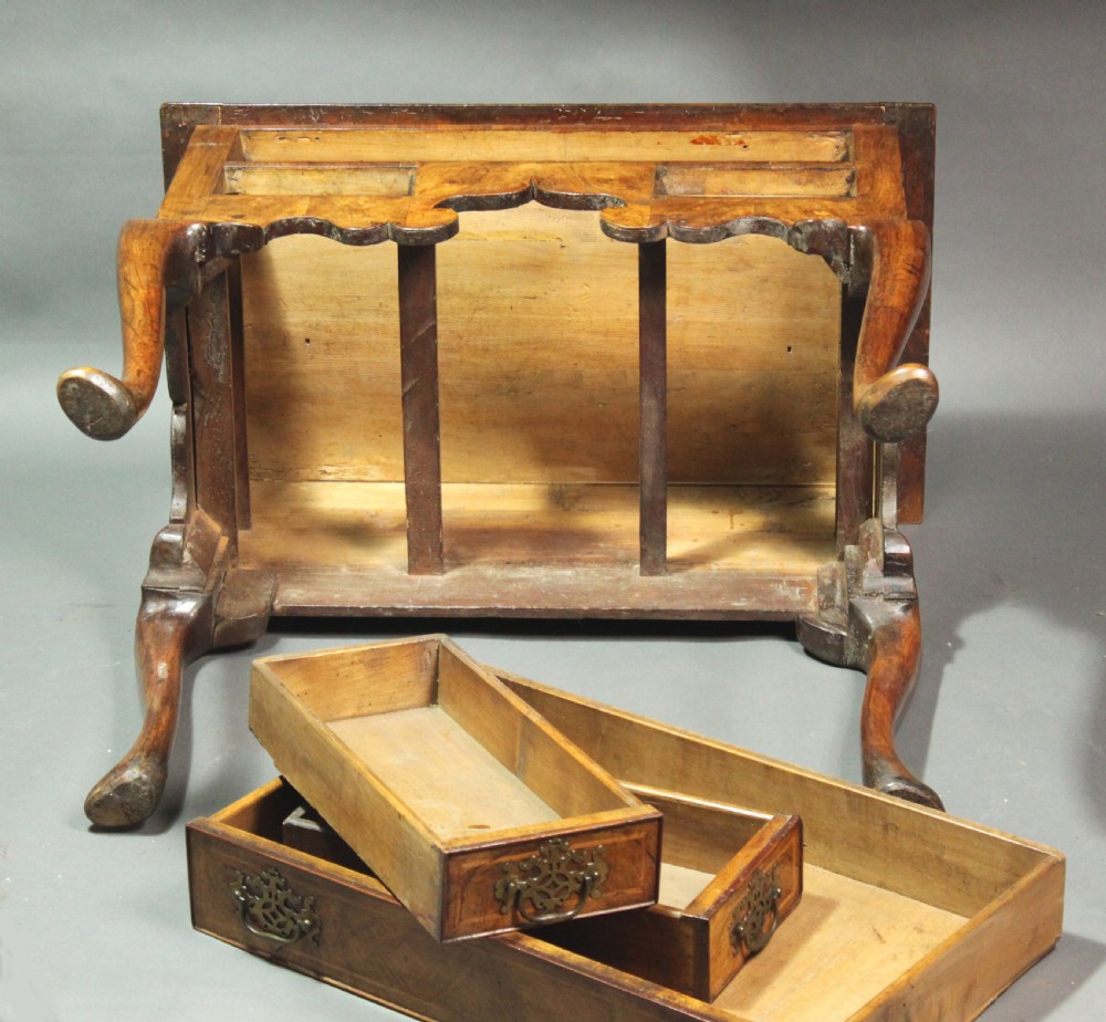Antique walnut lowboy View V