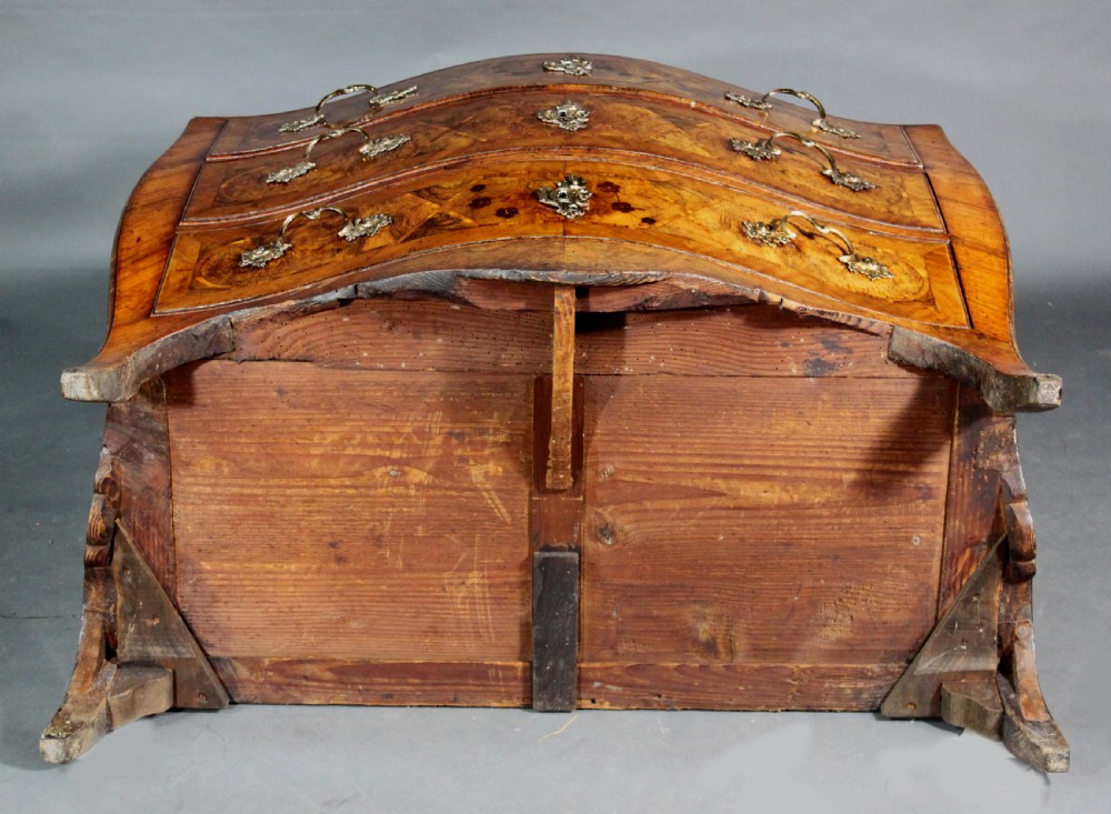 Italian walnut bombe commode View VII