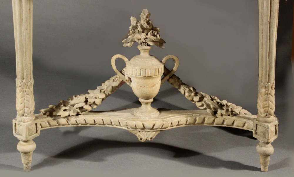 Louis XVI carved wood console table View V