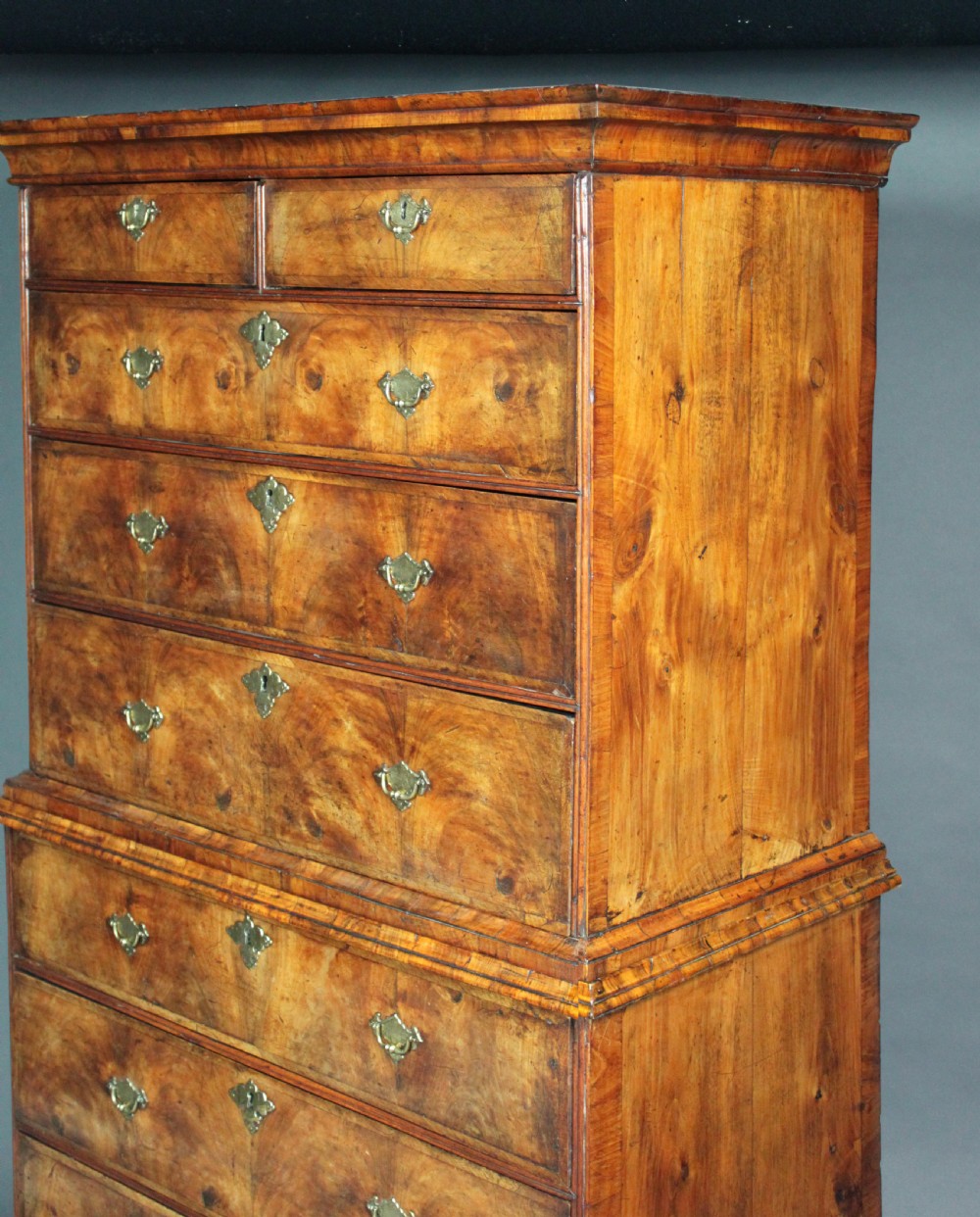 Antique walnut chest on chest View VII