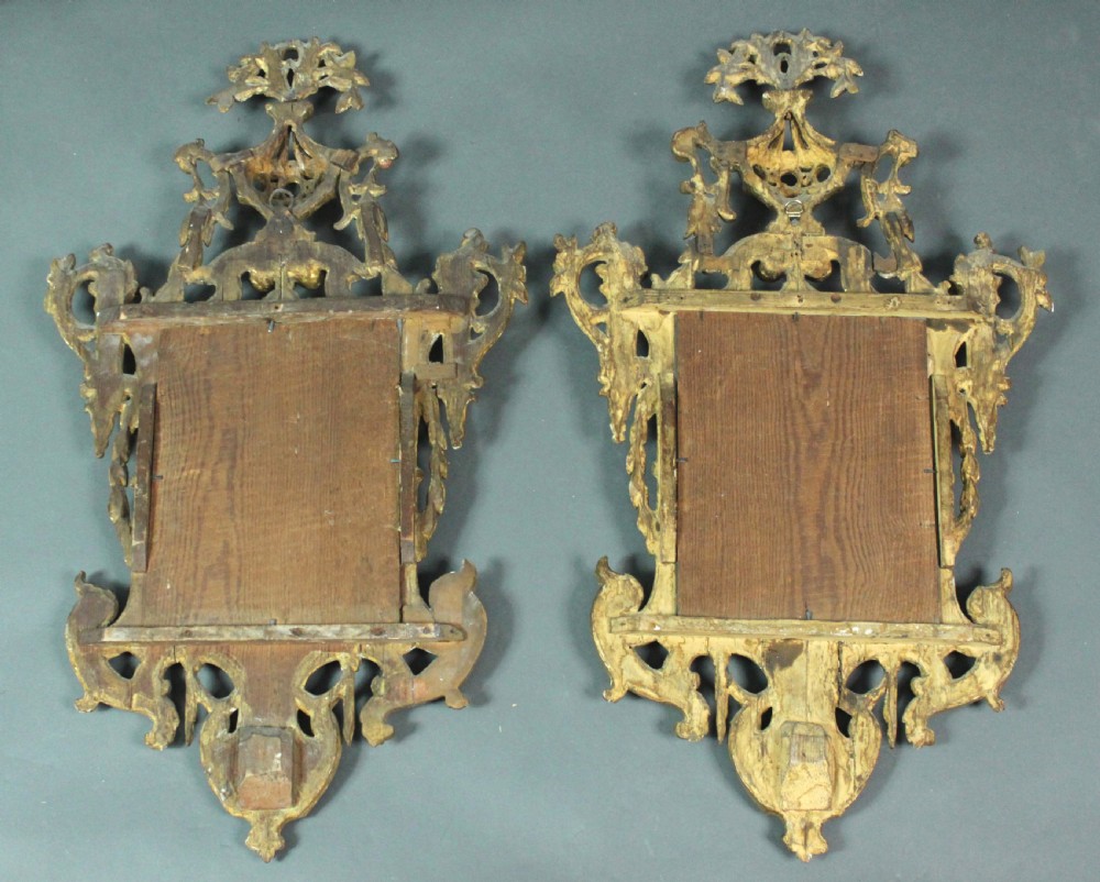 Pair of Antique Girandole mirrors View VI