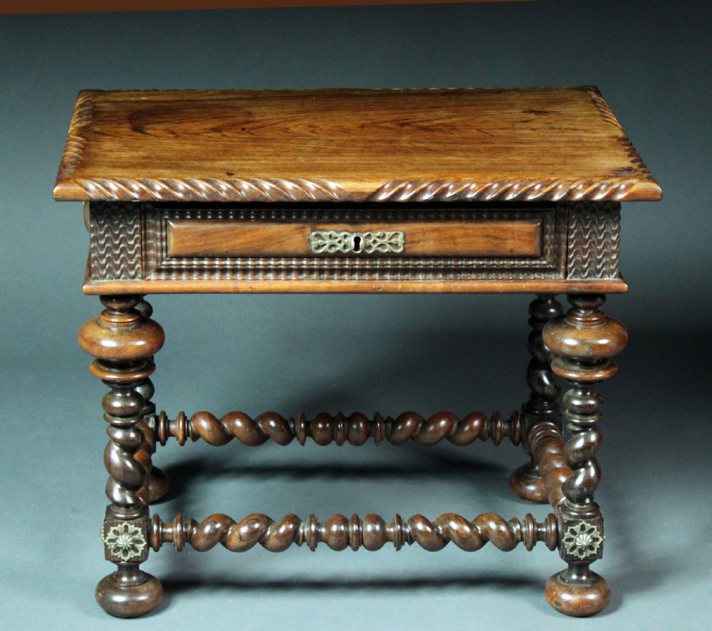 2 Portuguese low rosewood tables View IV