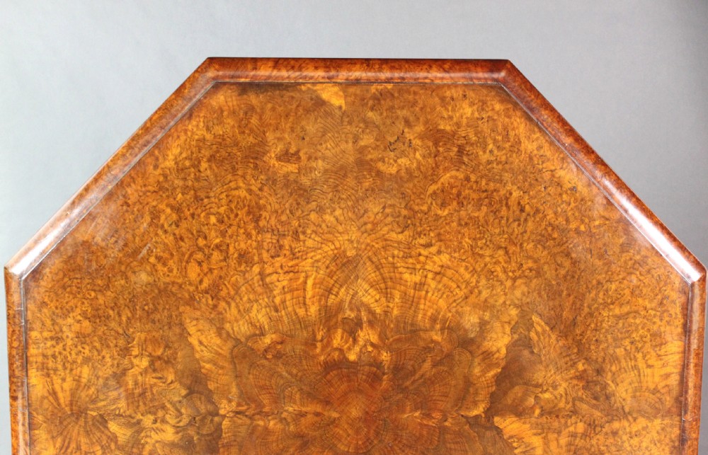 Burr oak octagonal table View V