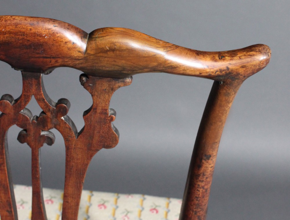 Set of 6 Chippendale period chairs View IX