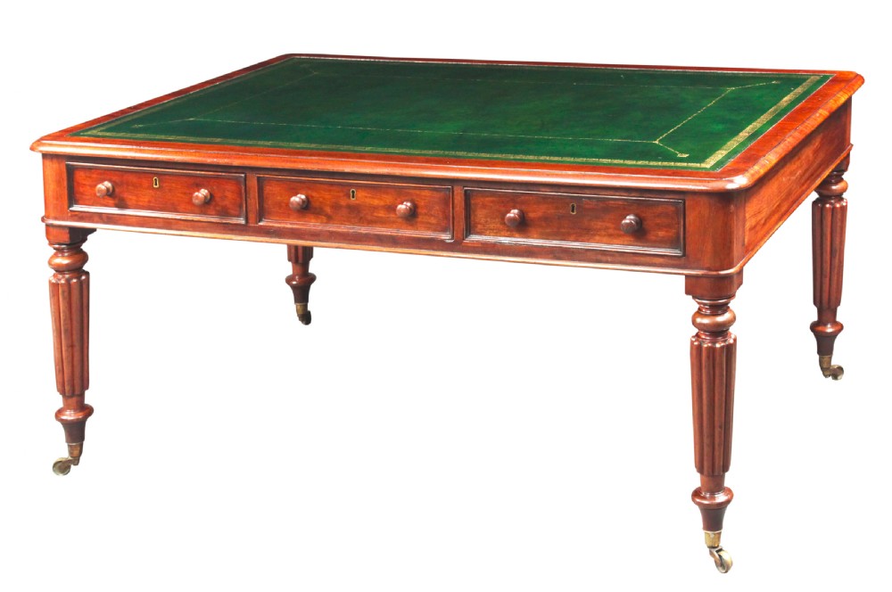 Large Mahogany Writing Table