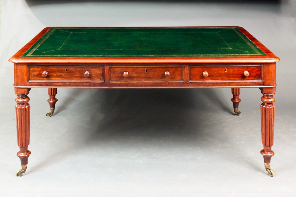 Large Mahogany Writing Table View II