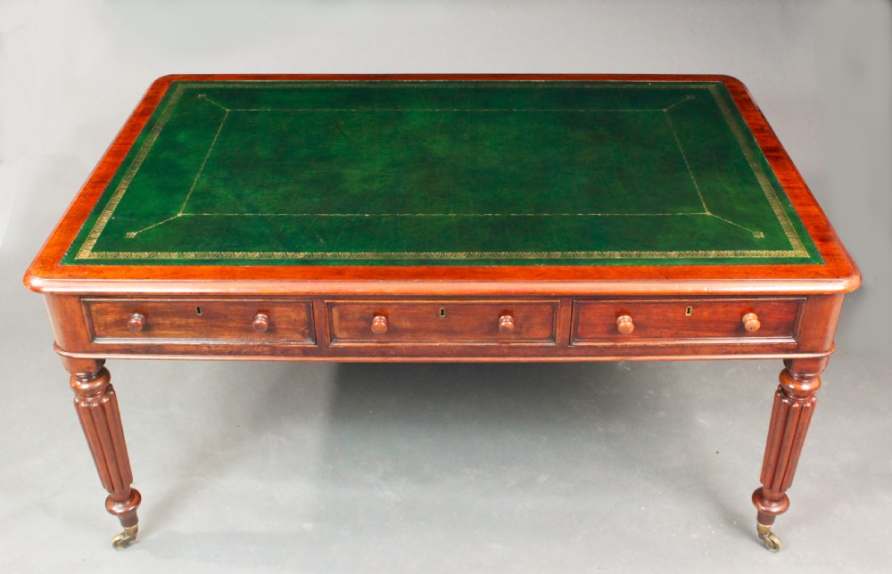 Large Mahogany Writing Table View III