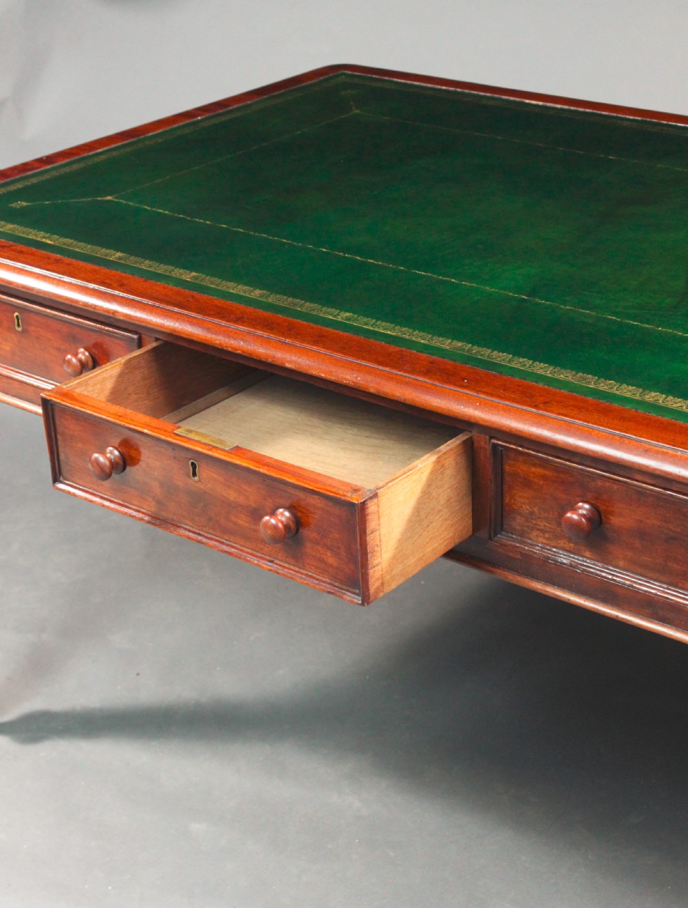 Large Mahogany Writing Table View IV