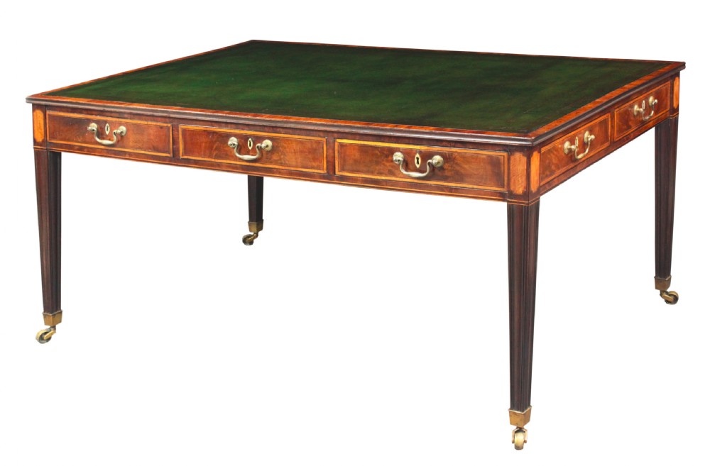 Georgian mahogany writing table