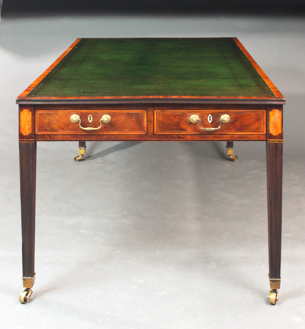 Georgian mahogany writing table View III