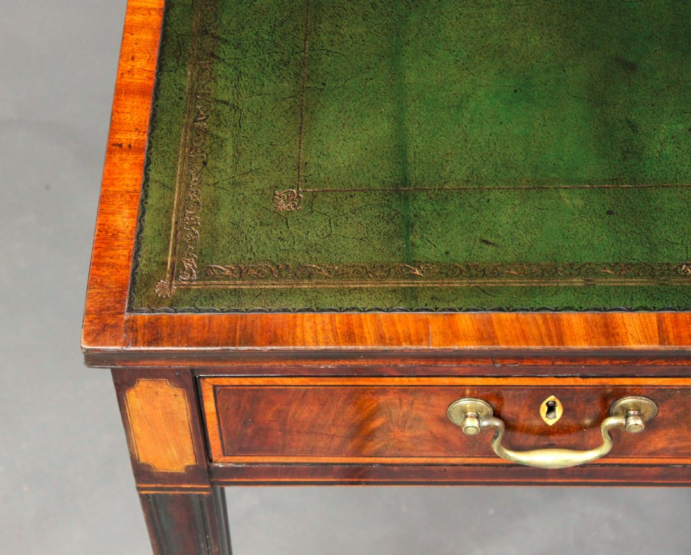 Georgian mahogany writing table View V