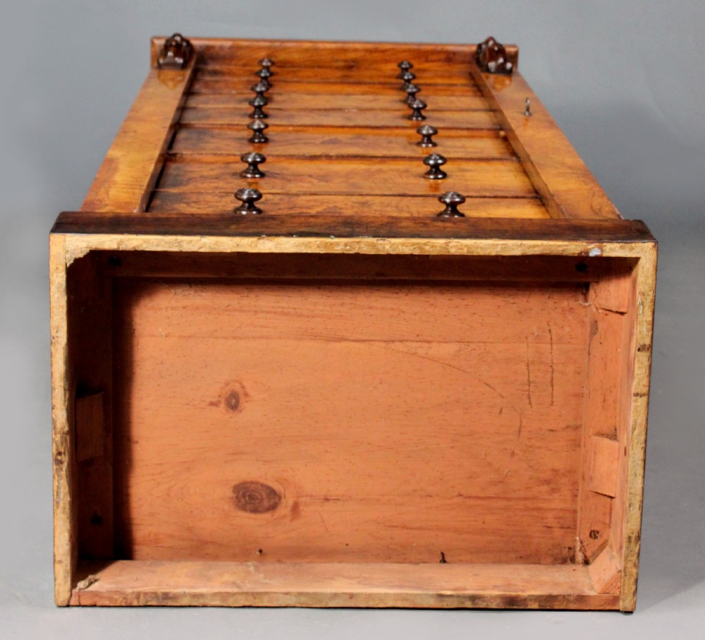 Victorian Burr Walnut Secretaire Wellington Chest View IX