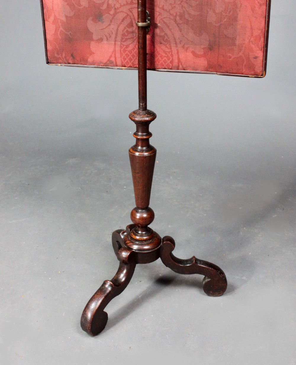 Queen Anne Walnut Fire Screen View VI