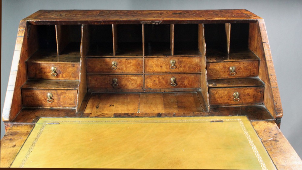 Burr Ash Veneered Bureau View VI