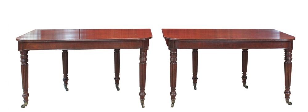 Regency Mahogany Extending Dining Table Attributed to Gillows of Lancaster View IV