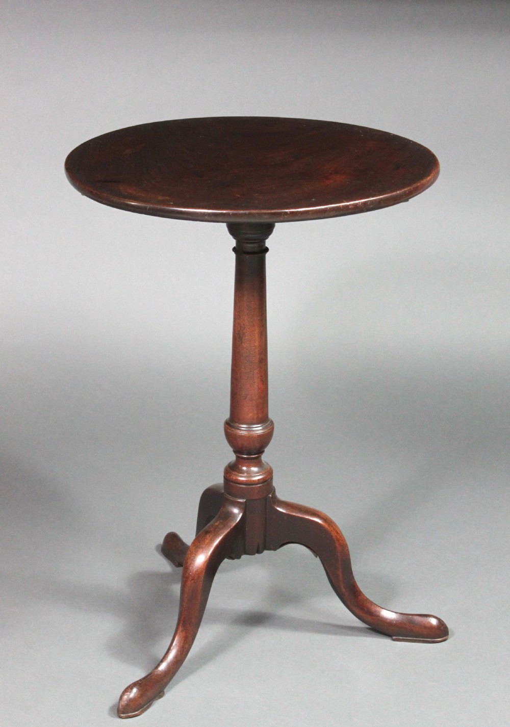 Small George III mahogany tripod table View III