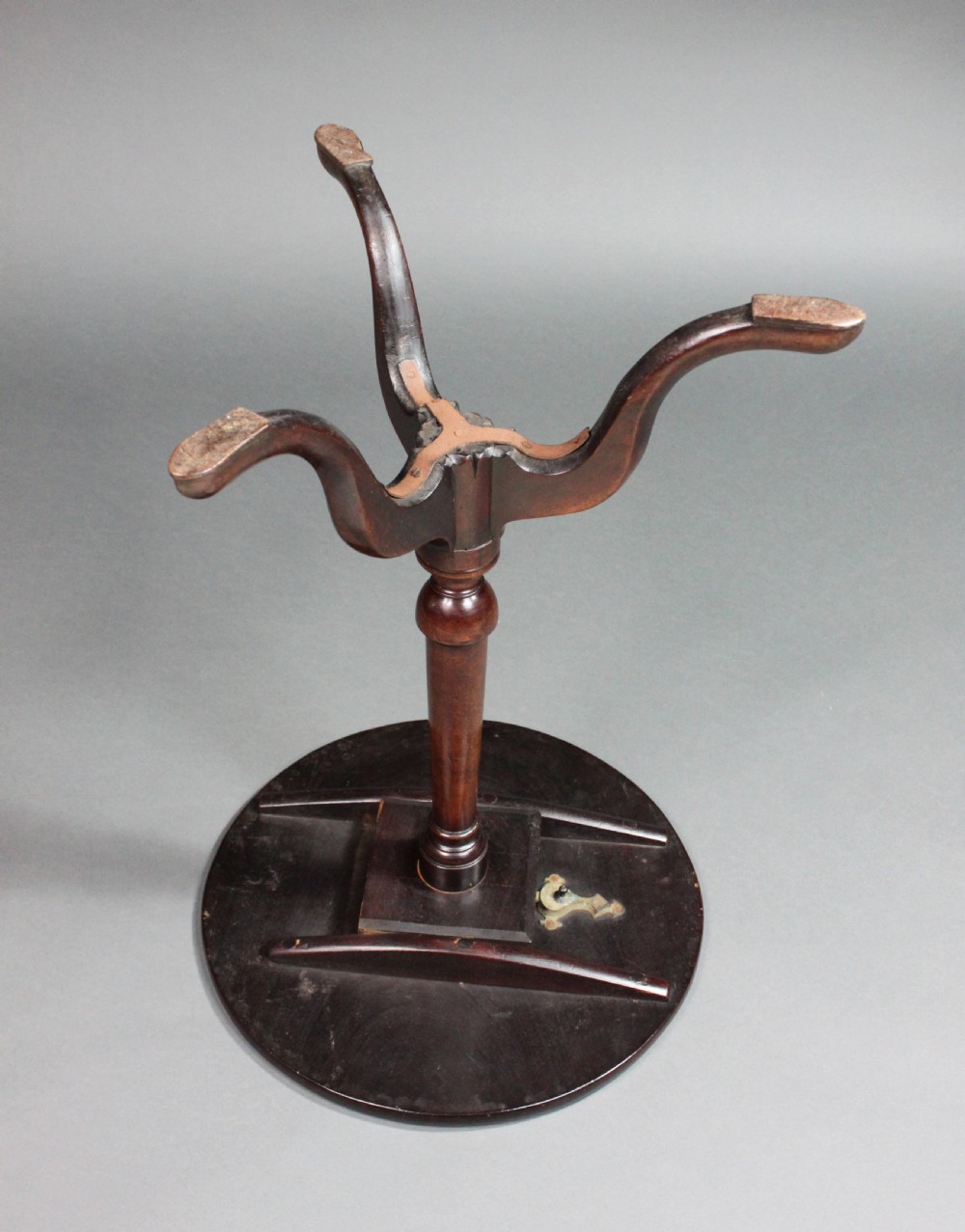 Small George III mahogany tripod table View VI
