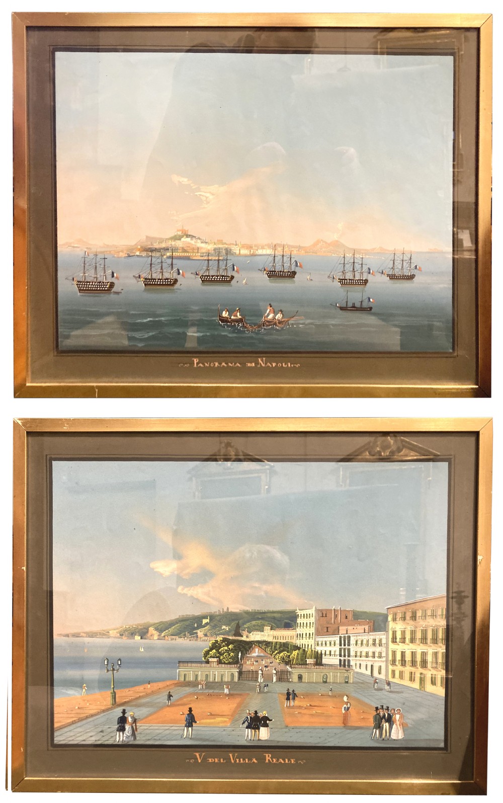 Pair of Neapolitan Gouaches