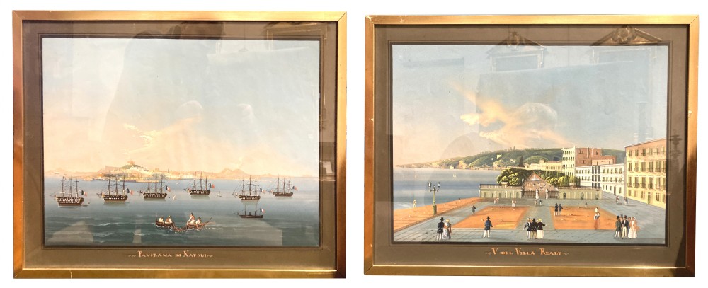 Pair of Neapolitan Gouaches View VI