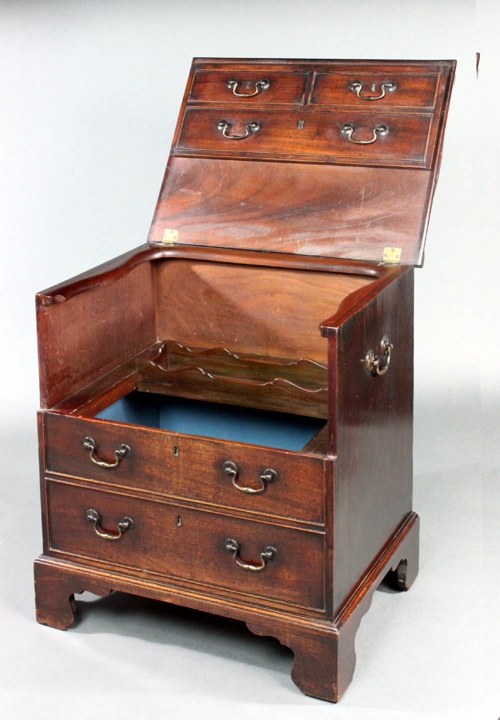 George III Chippendale Period Night Commode View IV