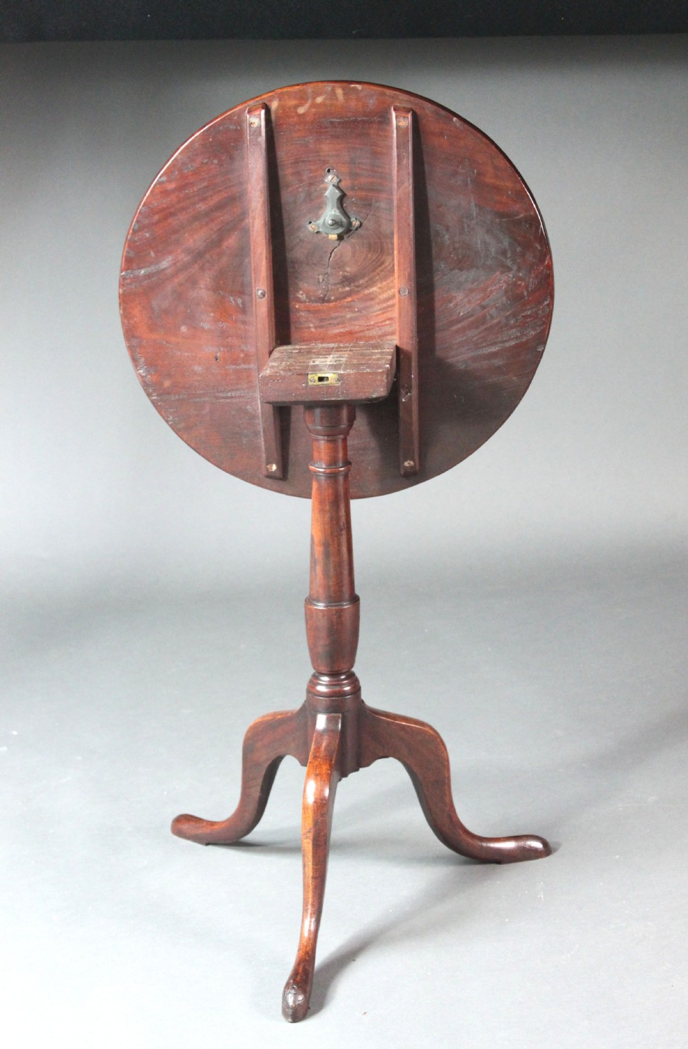 Small George III Mahogany Tripod Table View III
