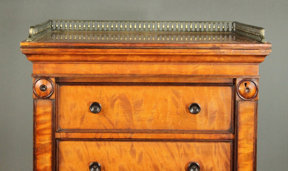 Antique Satinwood Wellington Chest View VIII