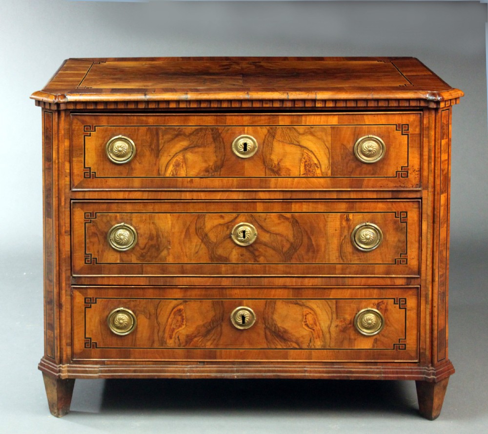 18th Century Dutch Walnut Commode