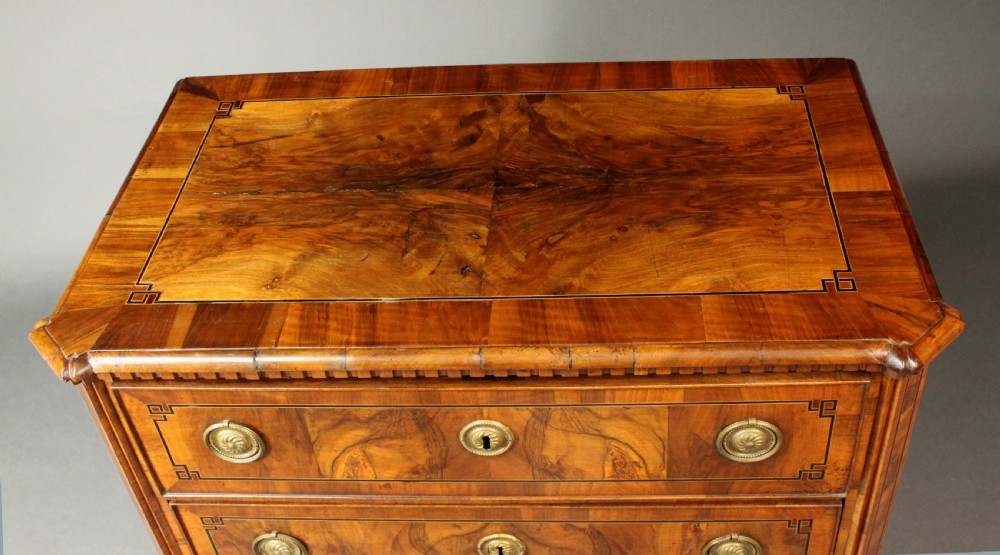 18th Century Dutch Walnut Commode View V