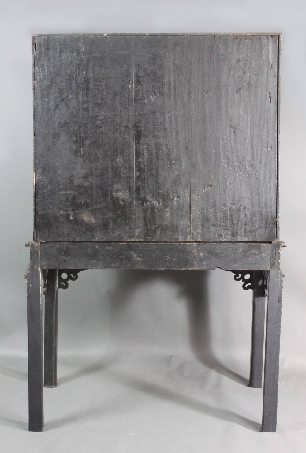 A William and Mary Black Lacquer Cabinet on Stand View XII