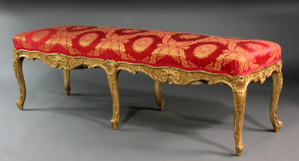 Louis XVI style Giltwood Stool