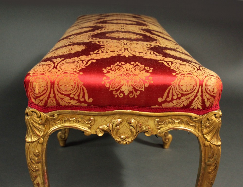 Louis XVI style Giltwood Stool View V
