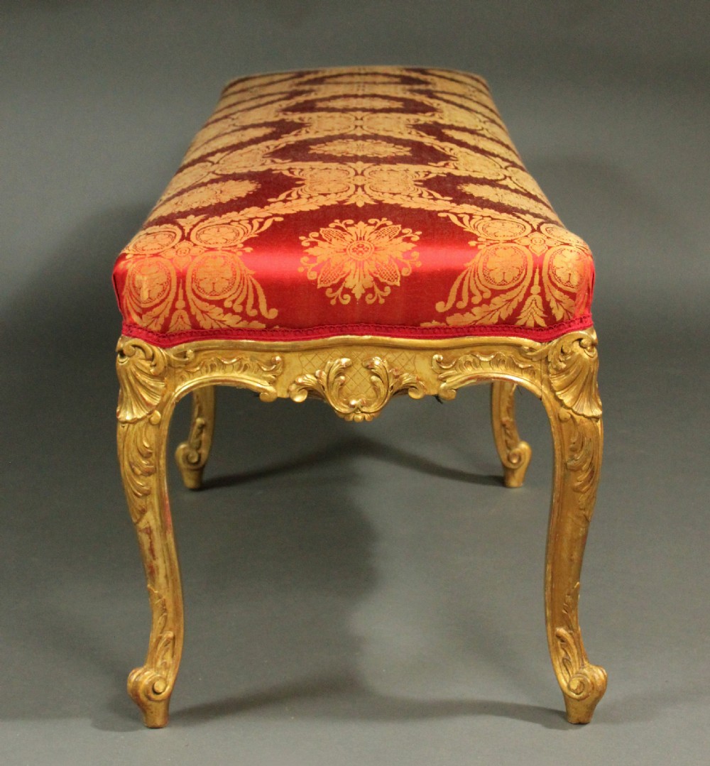 Louis XVI style Giltwood Stool View VI