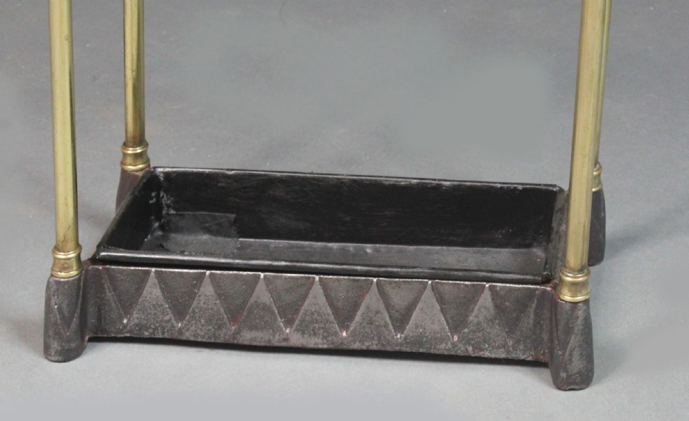 Victorian brass umbrella stand View V