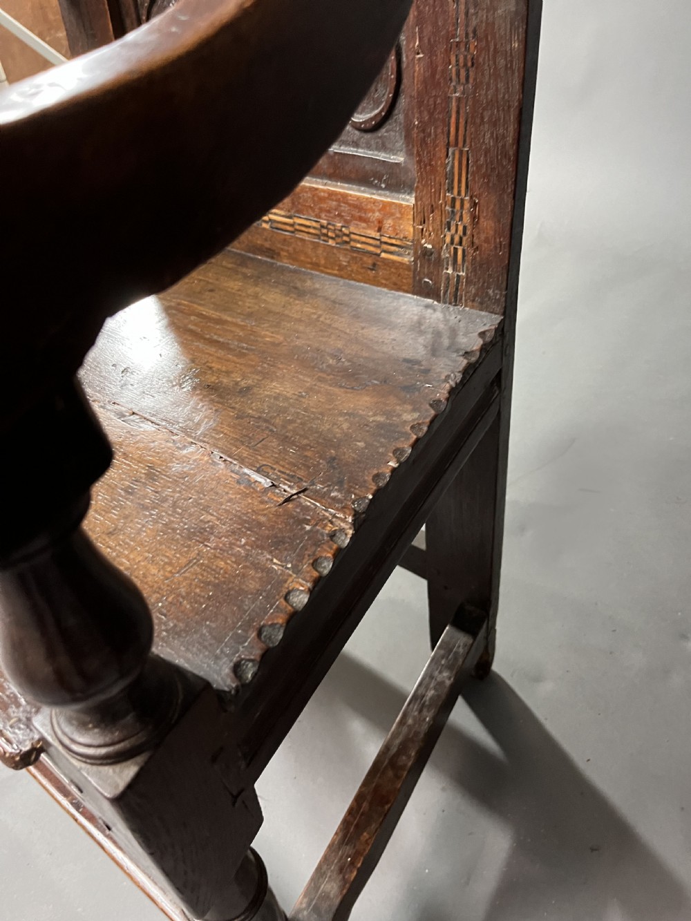 Pair of Oak Wainscot Chairs View VII