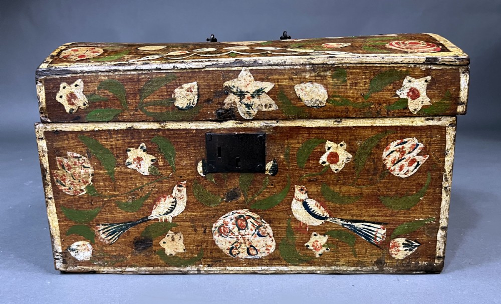 Normandy Painted Marriage Box View VII
