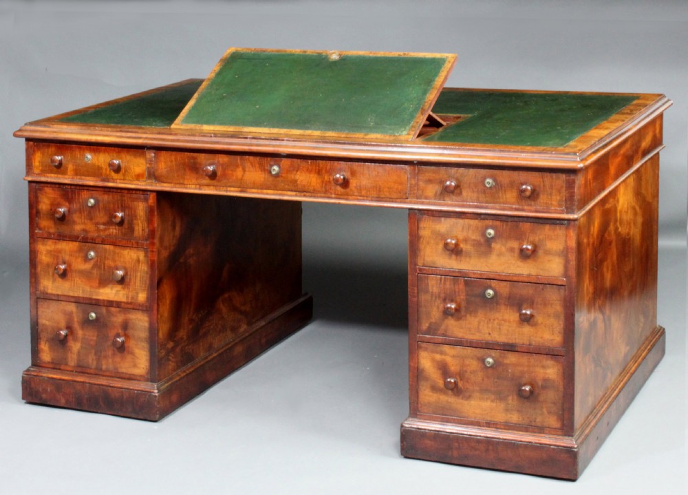 Antique Partners Desk View VIII