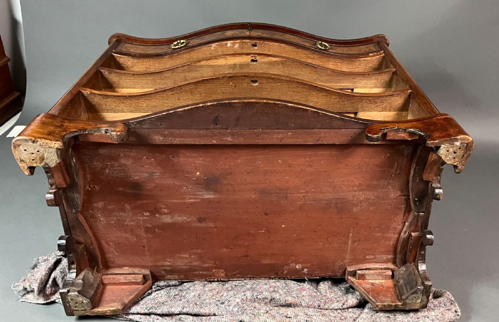 Georgian Mahogany Serpentine Chest View VIII