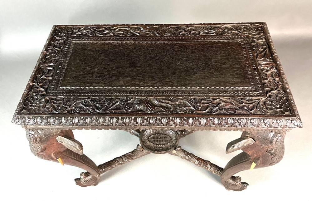 Antique Indian Elephant Table View IV