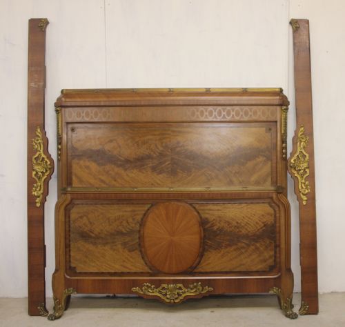 ABSOLUTELY FABULOUS QUALITY MAHOGANY AND ORMOLU MOUNTED BED KING SIZE - ADDITIONAL PHOTO 3