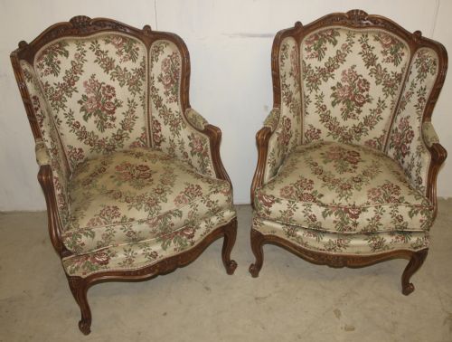 classic pair of french armchairs - CATEGORY: ANTIQUE CHAIRS - DATED 1900