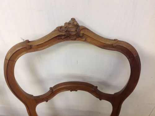 PAIR OF FRENCH WALNUT CHAIRS - ADDITIONAL PHOTO 1