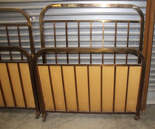 PAIR OF BRASS BEDS - ADDITIONAL PHOTO 1