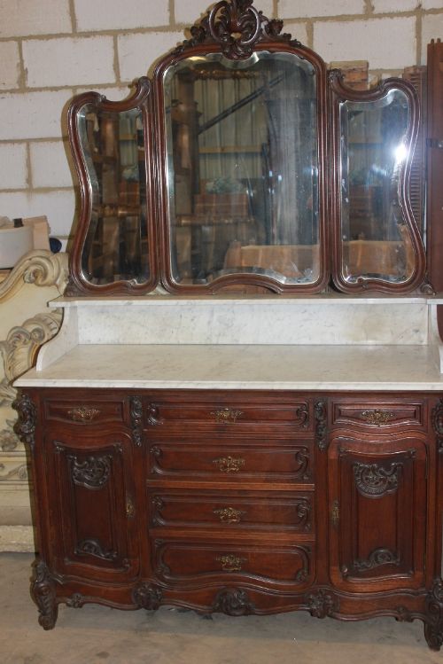 large washstand dressing table - CATEGORY: ANTIQUE FURNITURE - DATED 1890