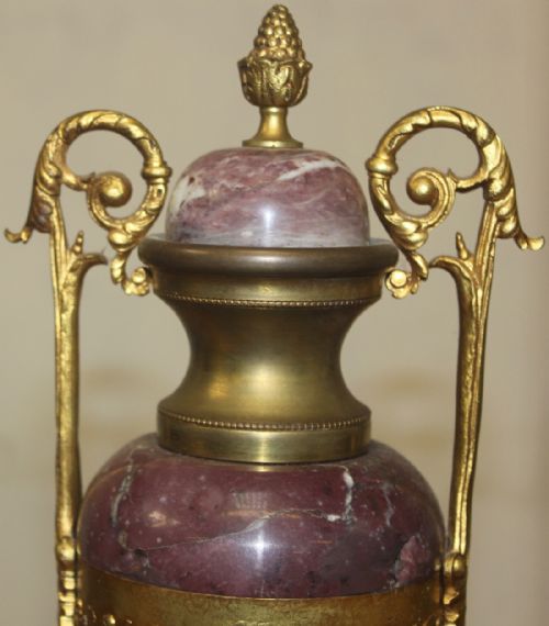 FRENCH MARBLE CASSOLETTES - ADDITIONAL PHOTO 1