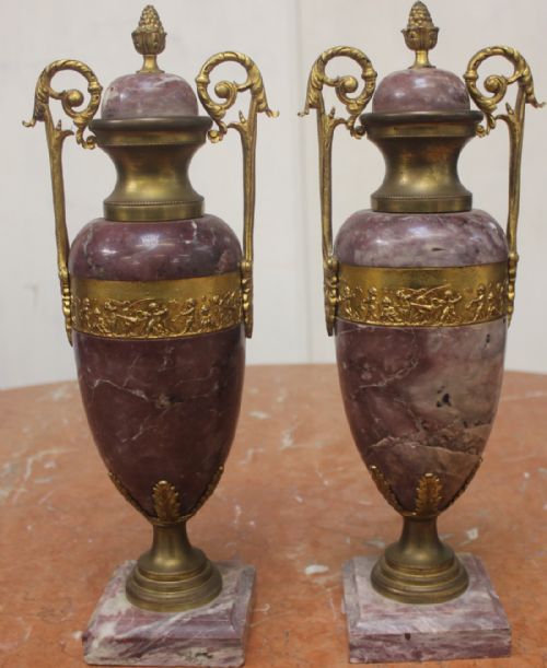 FRENCH MARBLE CASSOLETTES - ADDITIONAL PHOTO 3