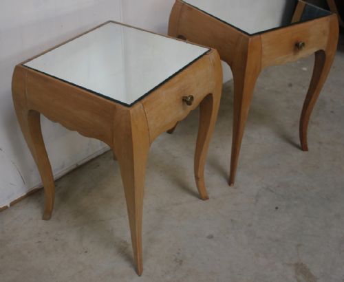 PAIR OF LAMP TABLES - ADDITIONAL PHOTO 1