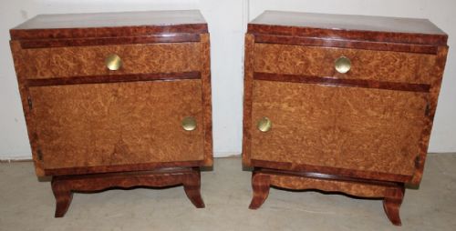 pair of nightstands or lamp tables - CATEGORY: ANTIQUE CABINETS - DATED 1920