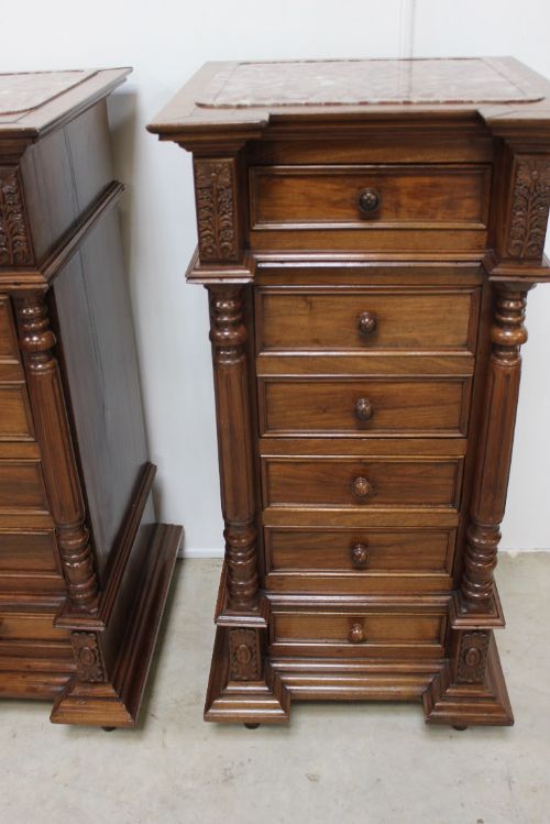 LARGE PAIR OF NIGHTSTANDS - ADDITIONAL PHOTO 1